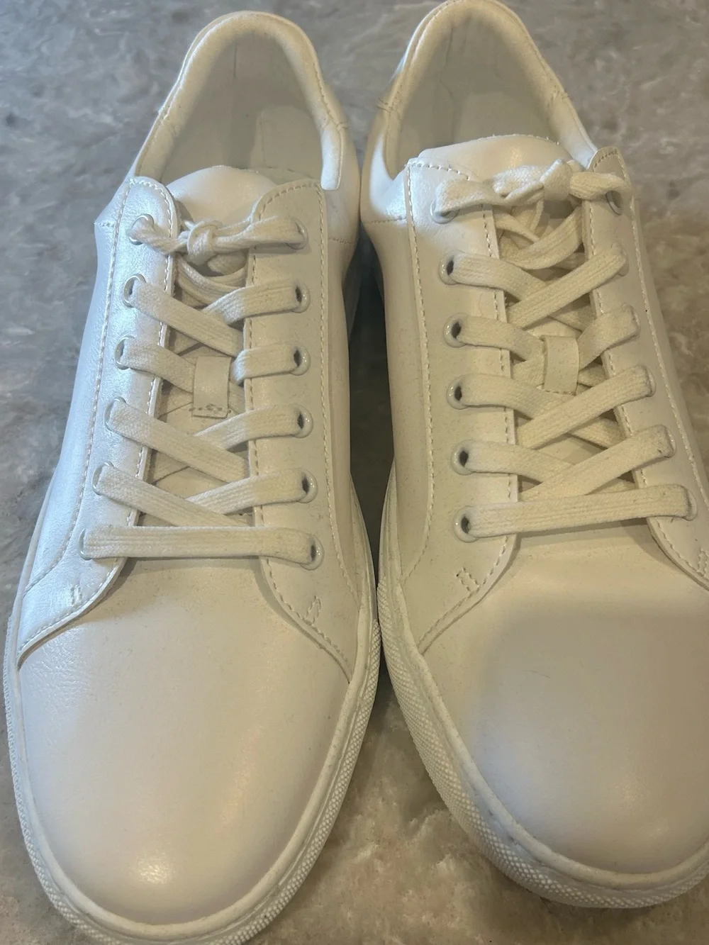 NWT All White Banana Republic Men's Low-Top Sneakers
